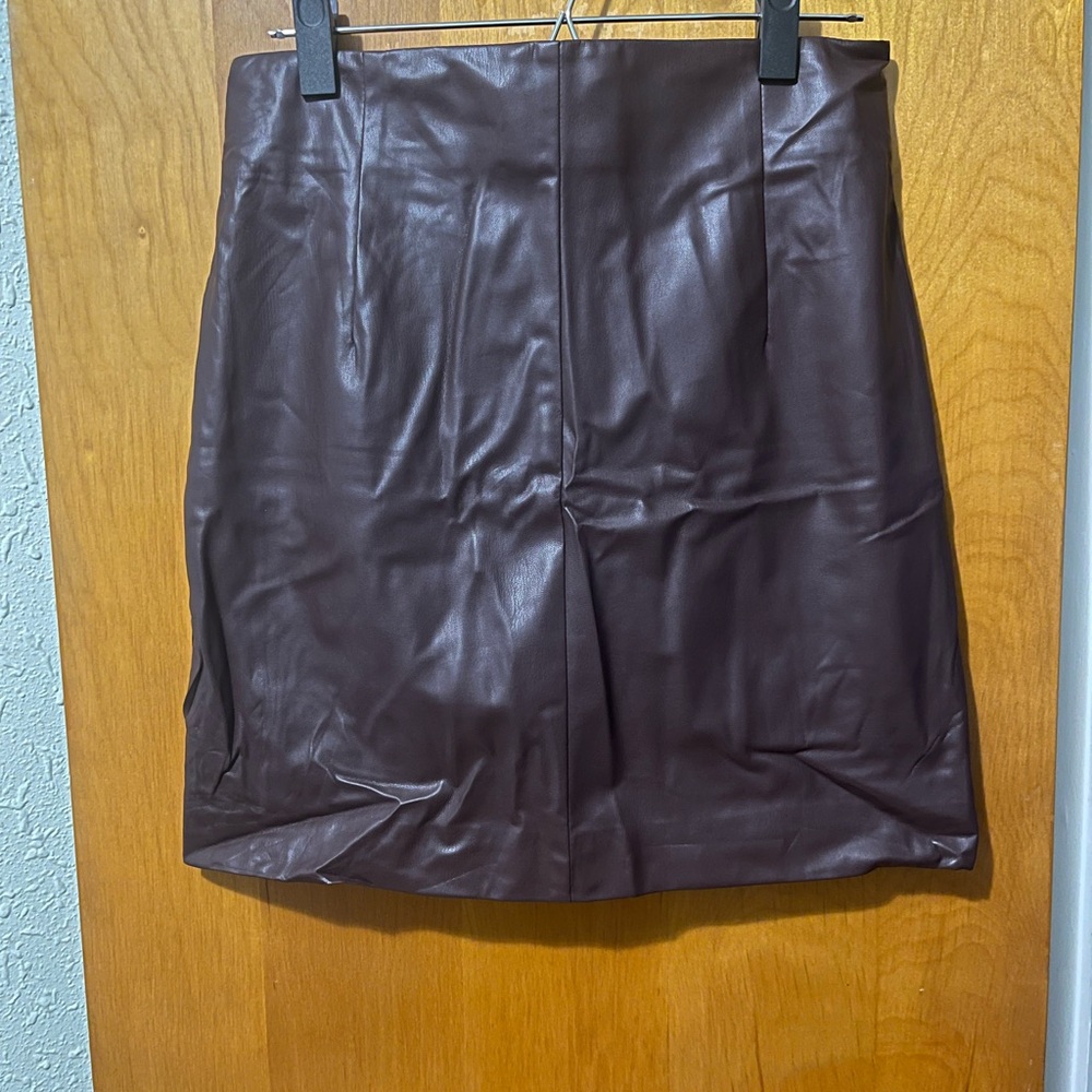 H&M Rich Brown Mini Skirt